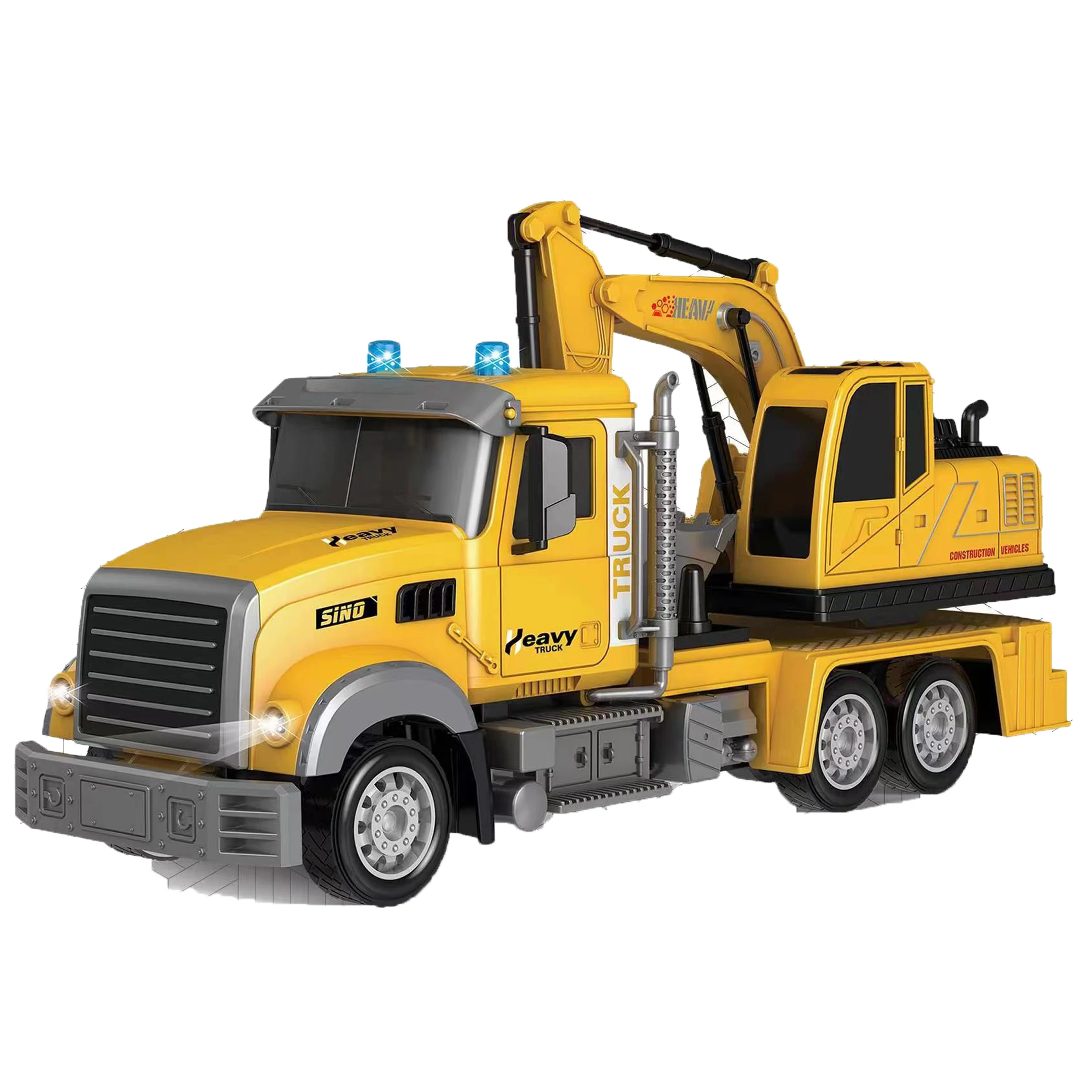 High Quality 1:12 Die Cast 11 Channel Spray  Remote Control Engineer Vehicle With Light and Music For Children