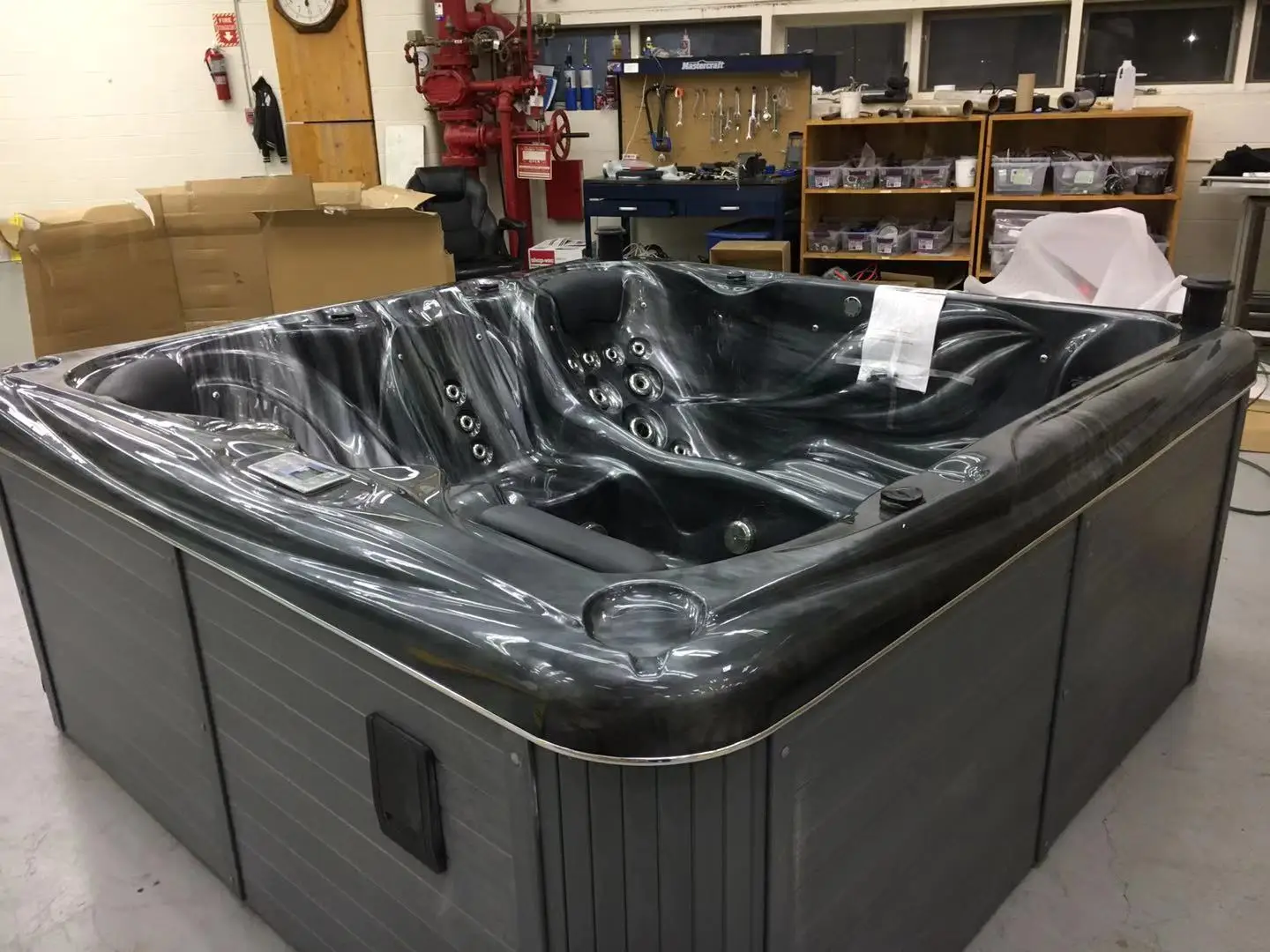 BAIA Outdoor 5 person hot tub spa Bath tube big SPA with Jets bathtub computer controlled massage bathtub