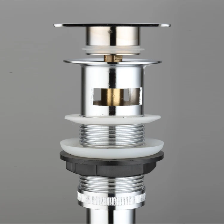 Factory Sales Durable Popular High Quality Graphic Design Modern Bathroom Wares Pop up Basin Waste with Overflow