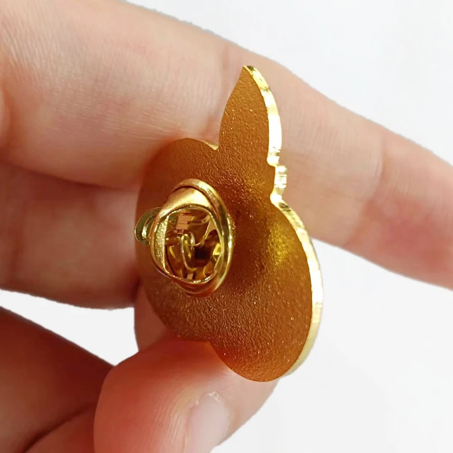 High Quality Metal Custom Lapel Pin Wholesale Clothing Custom Made Enamel Badge Custom Tangerine Pins Metal Logo Badges