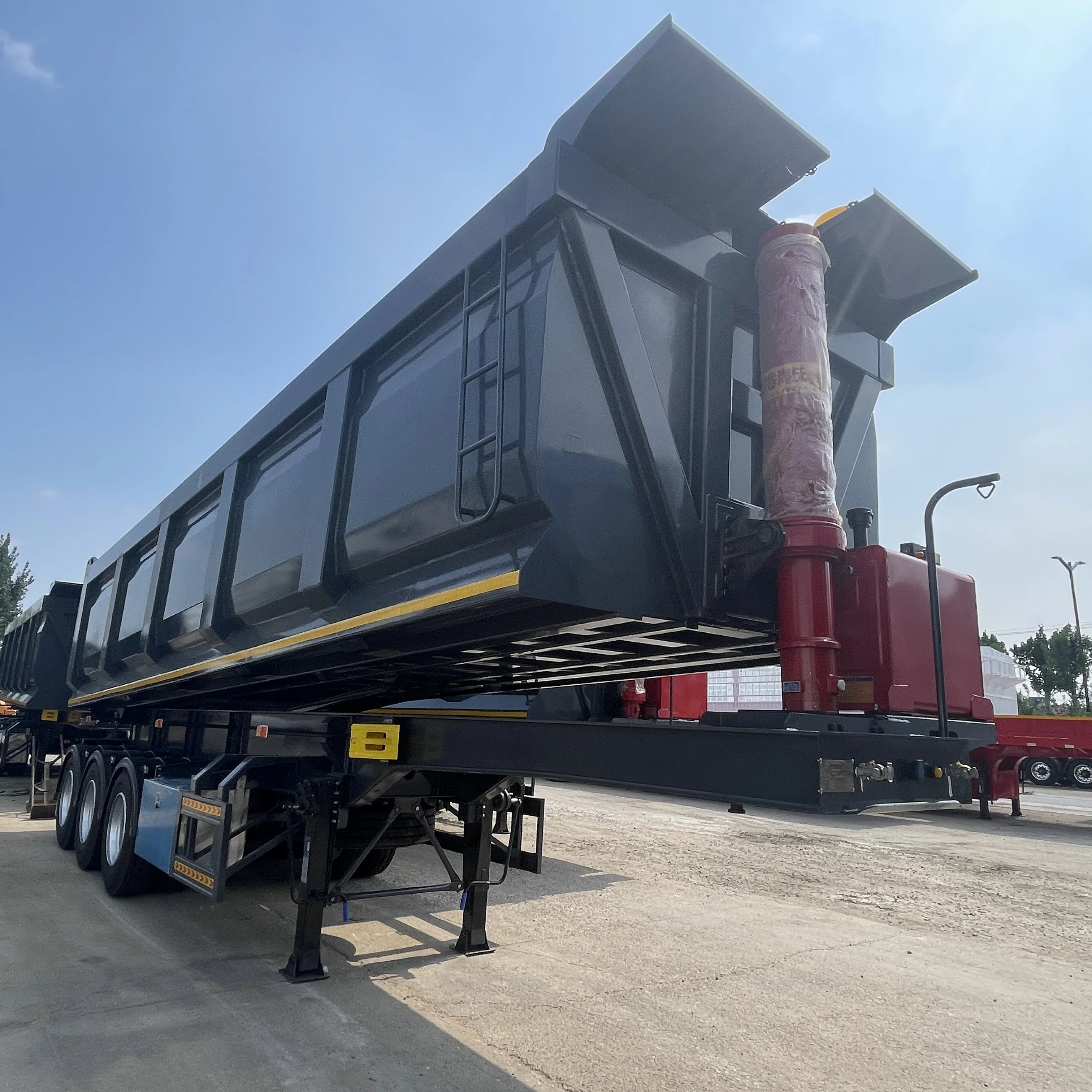 Боковые самосвальные прицепы Superlink 34 тонны 40 тонн промежуточные боковые самосвалы прицеп для транспортировки угольной хромированной руды