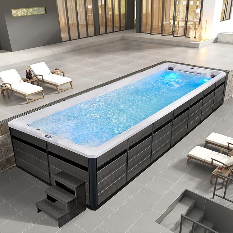 6329 outdoor swim pools with jacozy spa swimming picinas hidromasajes portable jakuzzy outdoor swim spa with hidromasaje pool