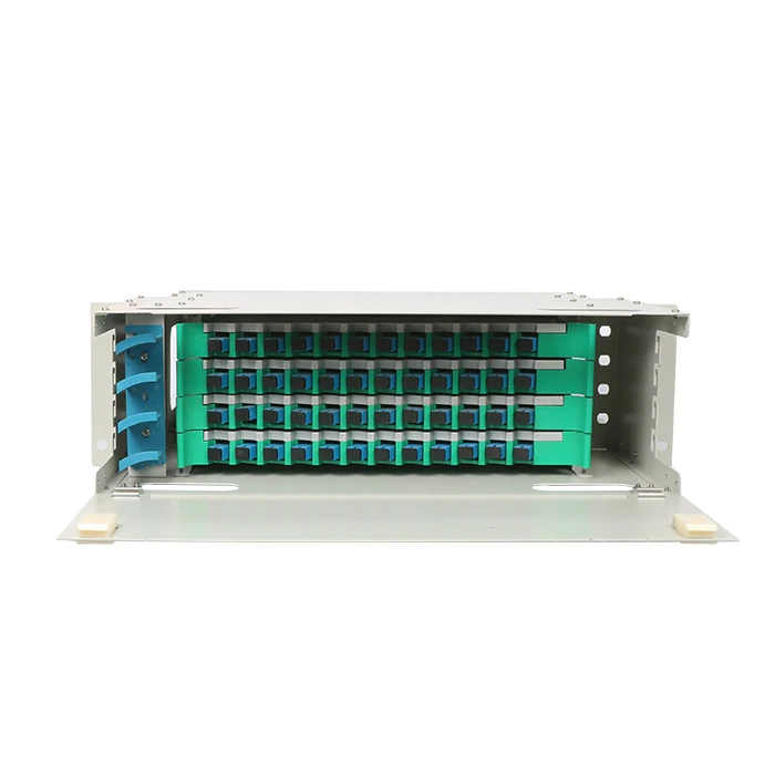 12 port UPC Optical Distribution Frame 19 Inch Cabinet 12 Core FC ODF