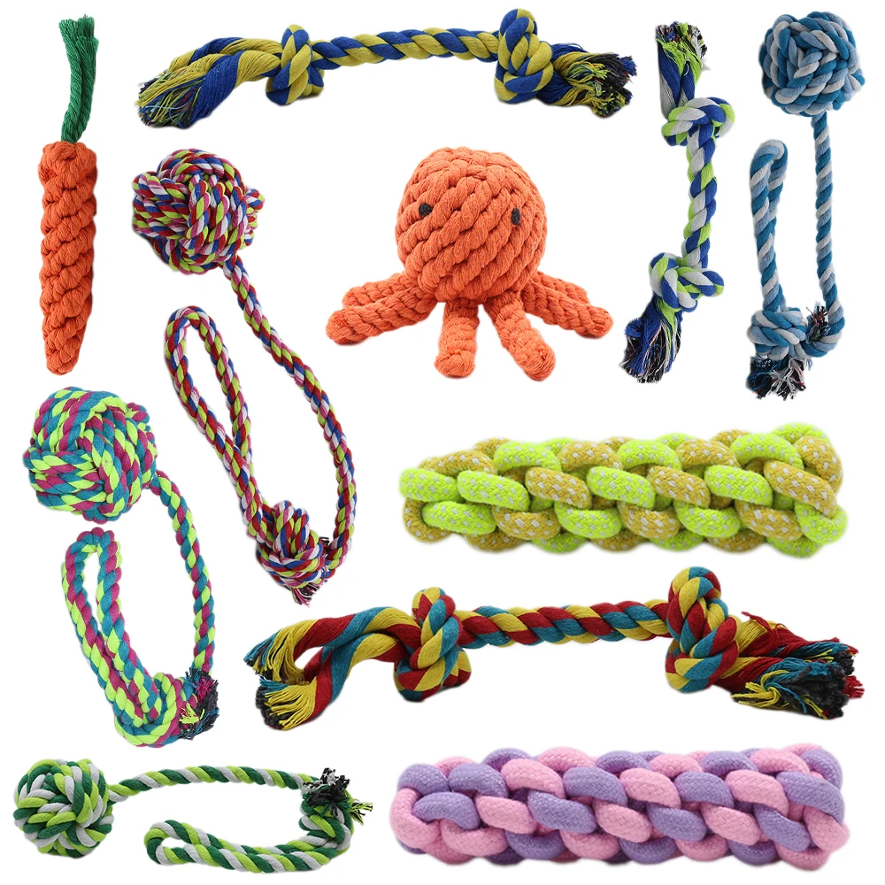 Hot Sale Aggressive Pet Toys for Chewing Teeth Cleaning Octopus Interactive 2024 New Luxury Dog Rope Toy