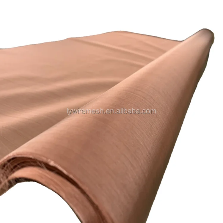 Electromagnetic shielding 60 80 100 150 200 250 mesh brass micro woven wire mesh