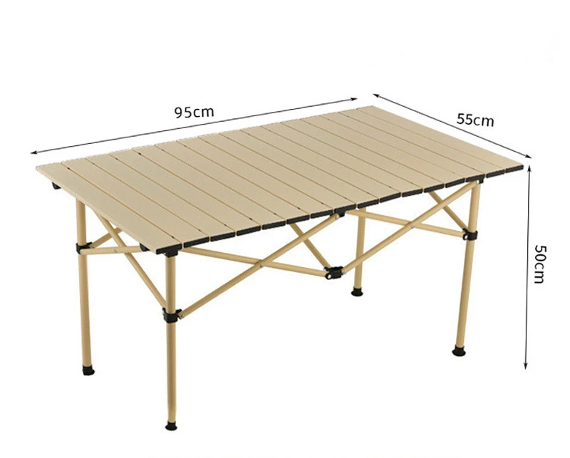 Custom In-stock Folding Outdoor Table Picnic Table Portable Aluminium Camping Table