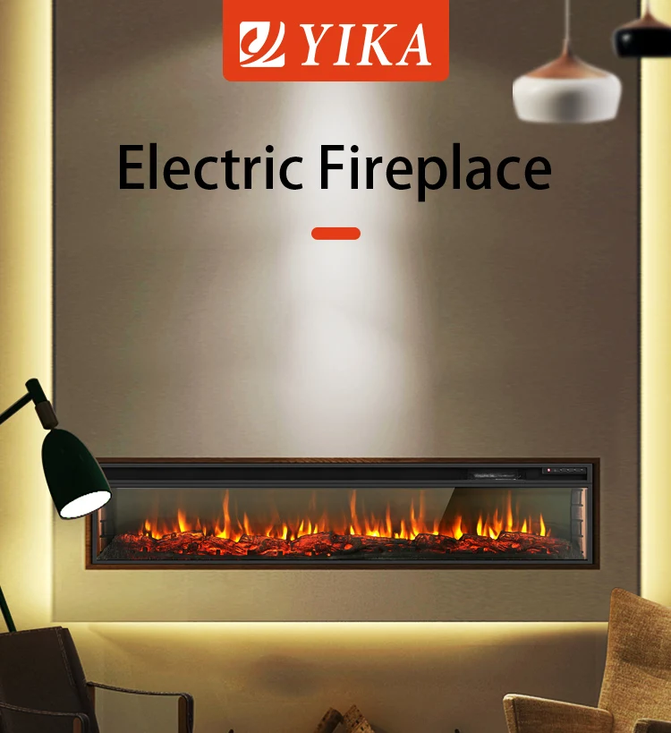 Custom Wholesale 48 50 Inch Modern Remote Control Insert Decorative Decor Flame Led Tv Stand Insert Electric Fireplaces