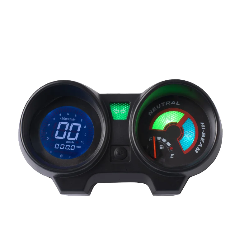12V Digital LCD Meter Motorcycle Speedometer TITAN 150 For Brazil Motorbike Multi-function Dashboard