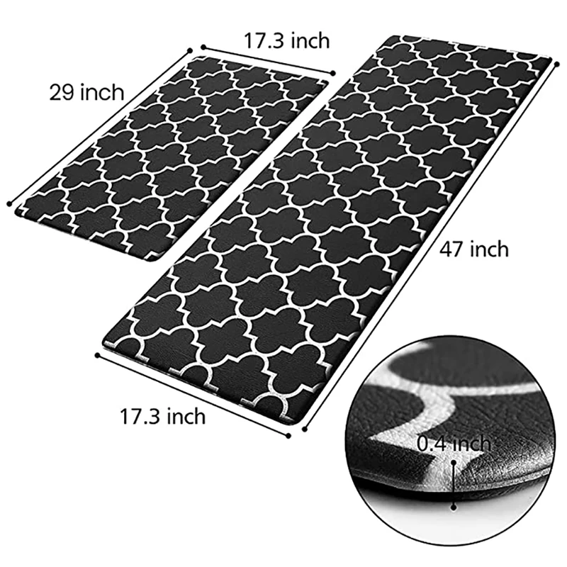 Профессиональный изготовленный на заказ кухонный коврик маслостойкий нескользящий водонепроницаемый противоусталый напольный