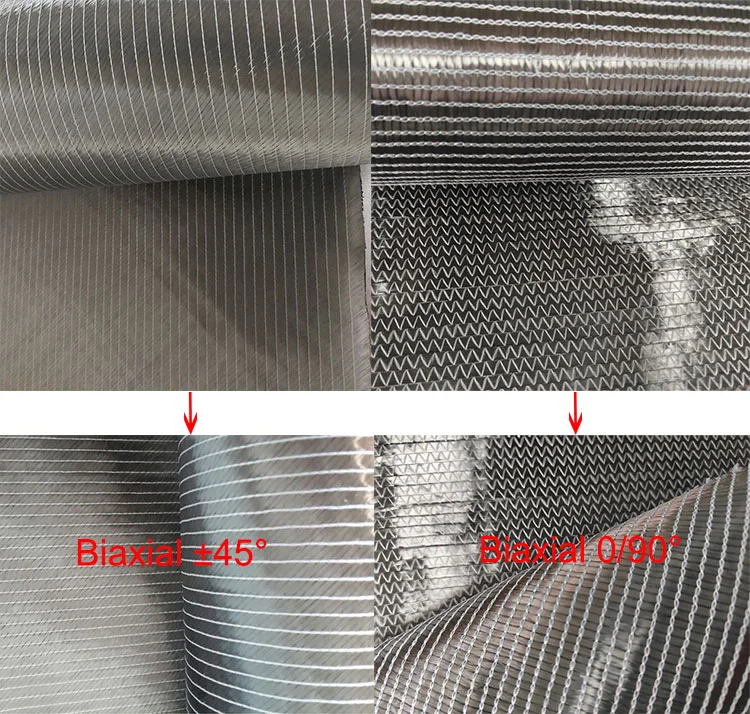Construction reinforcement triaxial carbon fibre multiaxial fabric 200gsm