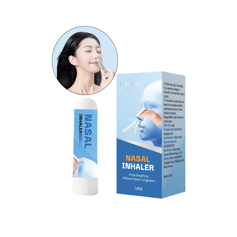 Trending product customized formula Aromatherapy Nasal Inhaler Pack Organic Essential Oil - Eucalyptus Lavender and Peppermint