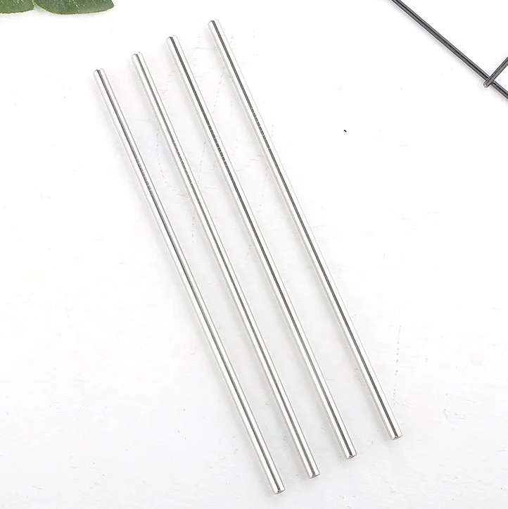 Top Seller 2019 Custom Logo Reusable Cocktail Metal Stainless Steel Straw