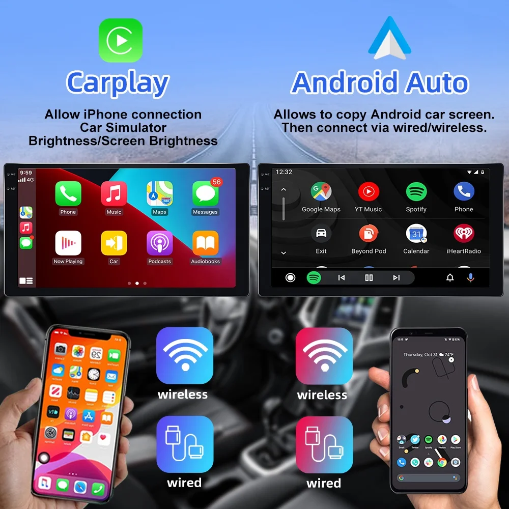 JYT 9-дюймовый 8-ядерный процессор 2 + 32/4 64/6 128 ГБ 4G BT 5 0 DSP FM AM RDS радио Carplay андроид авто стерео 1 Din Автомобильное видео для Toyota