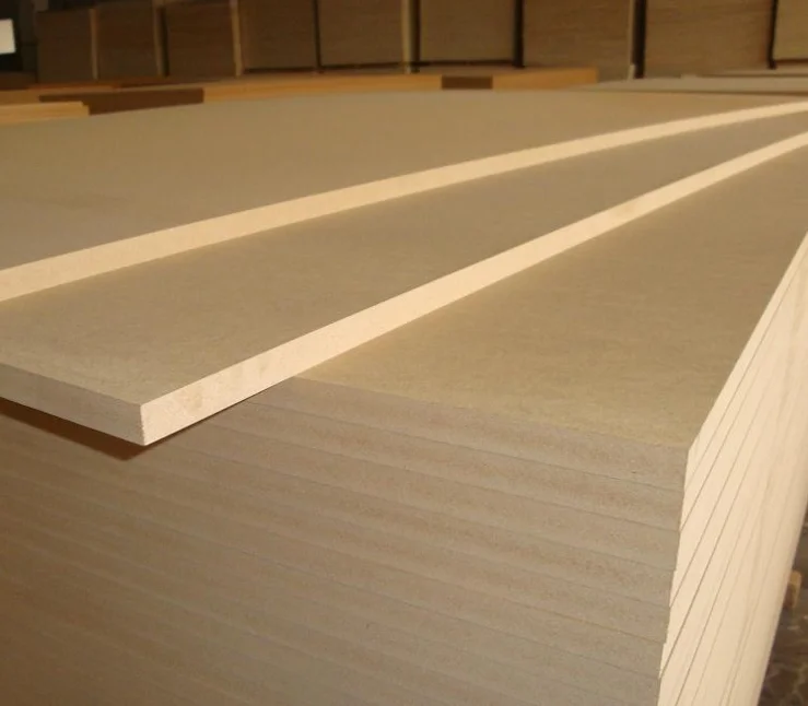 Customized 3mm / 6mm / 9mm / 12mm / 18mm melamine mdf / raw Mdf Board / wood mdf sheet