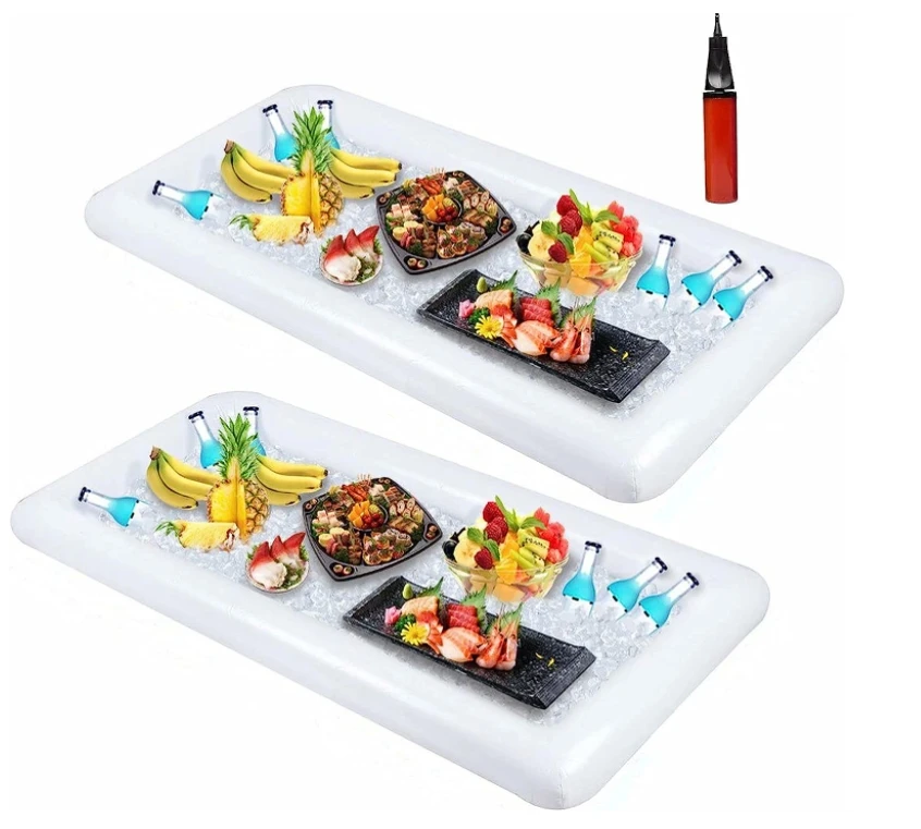 Плавающий лоток для льда из ПВХ контейнеры пищевых напитков держатель пивных чашек лета