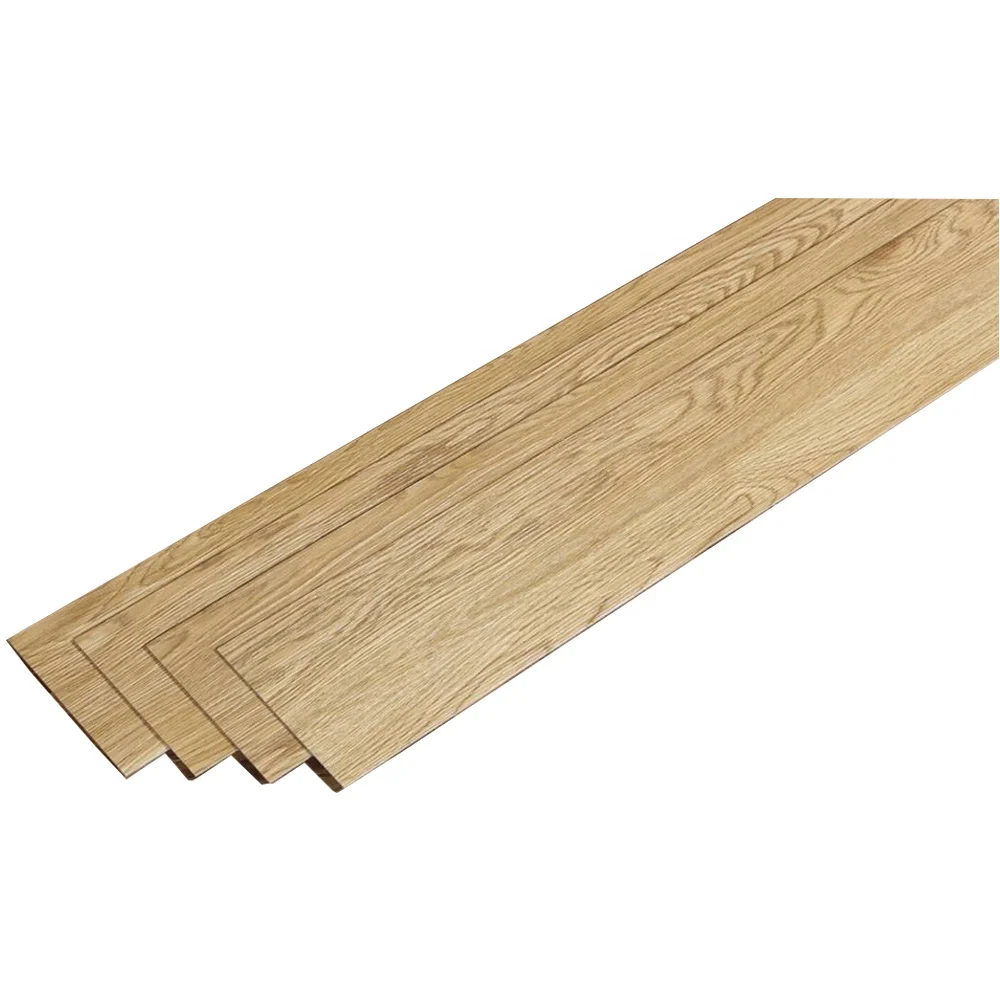 New style SPC waterproof wood laminate peel and stick vinyl floor tile