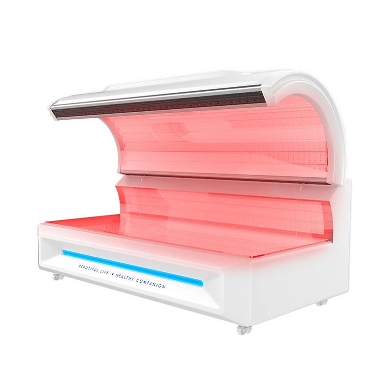 633nm 660nm 810nm 850nm 940nm red light nir infrared light therapy pod multi colors light therapy bed on wheels