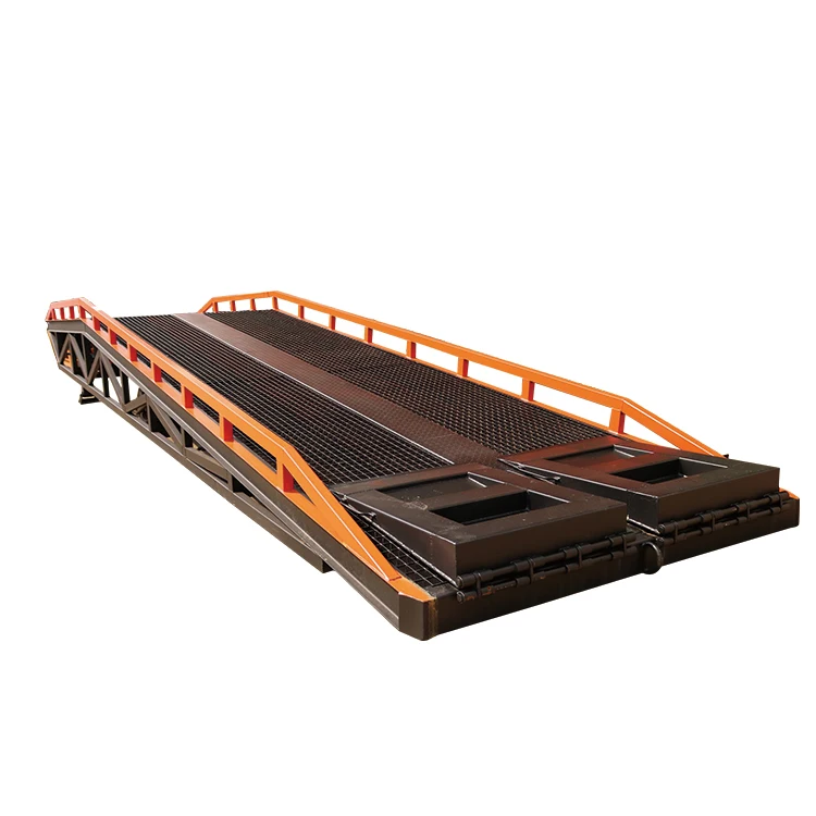 DCQH10 manufacturer 8t 10t portable loading dock ramp slope container movable loading dock ramp