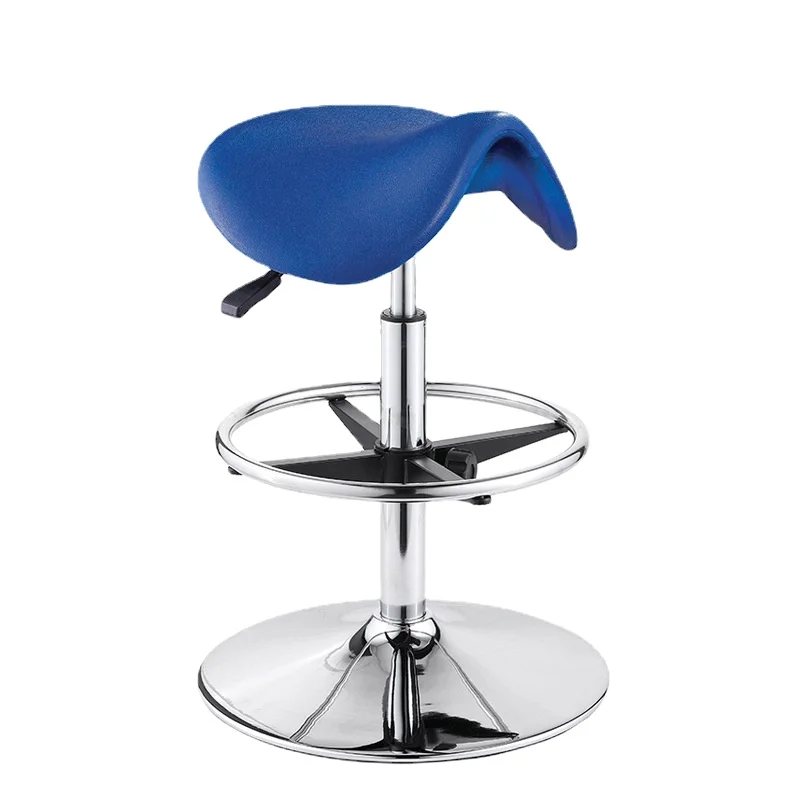 Черный Регулируемый Антистатический стул из полиуретана и пенополиуретана, седло, стул, стул для лаборатории, тренировочное кресло, мебель для научной лаборатории