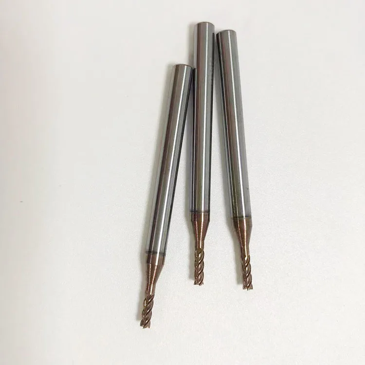 
HNT Hrc65 Square 4 flutes solid carbide end mills for steels 