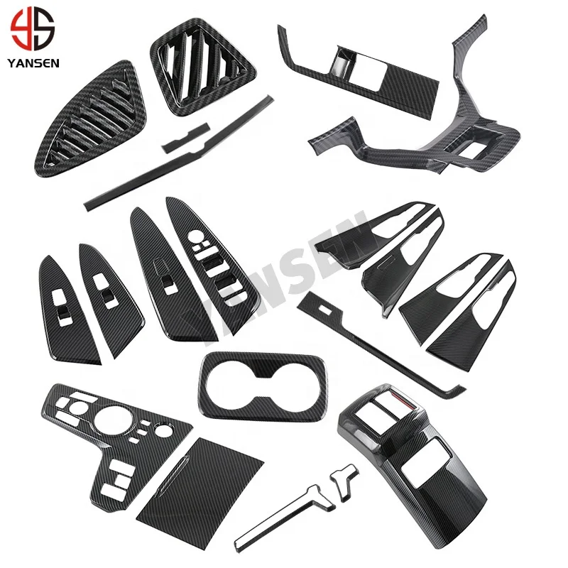 ABS Carbon fiber interior trim sticker decoration accessories for Kia Sportage 2022