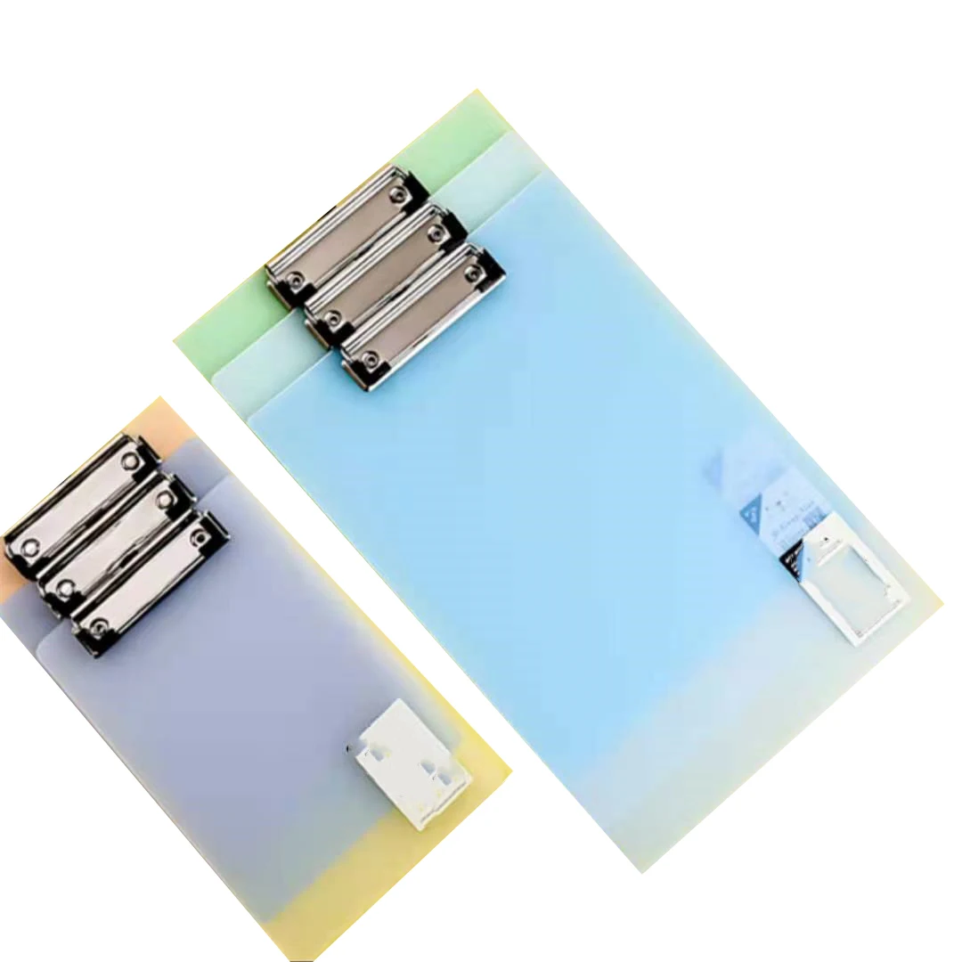 Plastic Storage Clipboard Clips Pink With Builtin Pen Holder For Office Business Professionals Stationer