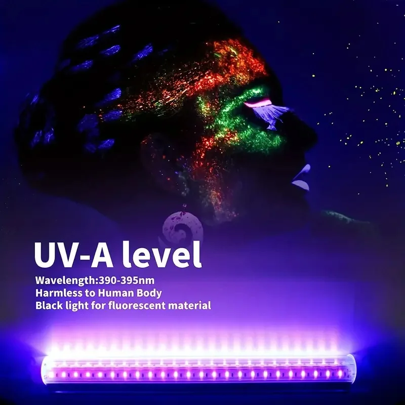 10W Ultraviolet Lamp UV Shadowless Glue Curing Lamp T8 USB Interface Fluorescent Detection Currency Detection Lamp