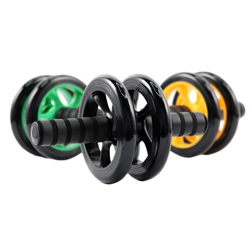 Non-slip Custom Logo 38 Cm Inflatable Textured Fitness Wheel Yoga Gymnastics Wheel