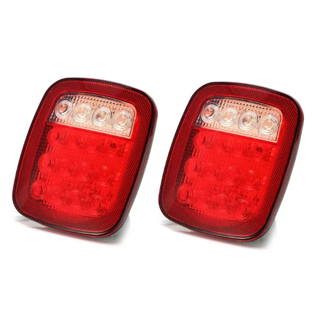 LED Rear Lamp Stop Tail Reverse Running Brake License Light for Jeep Wrangler TJ CJ YJ JK Truck Trailer Boat Tail light