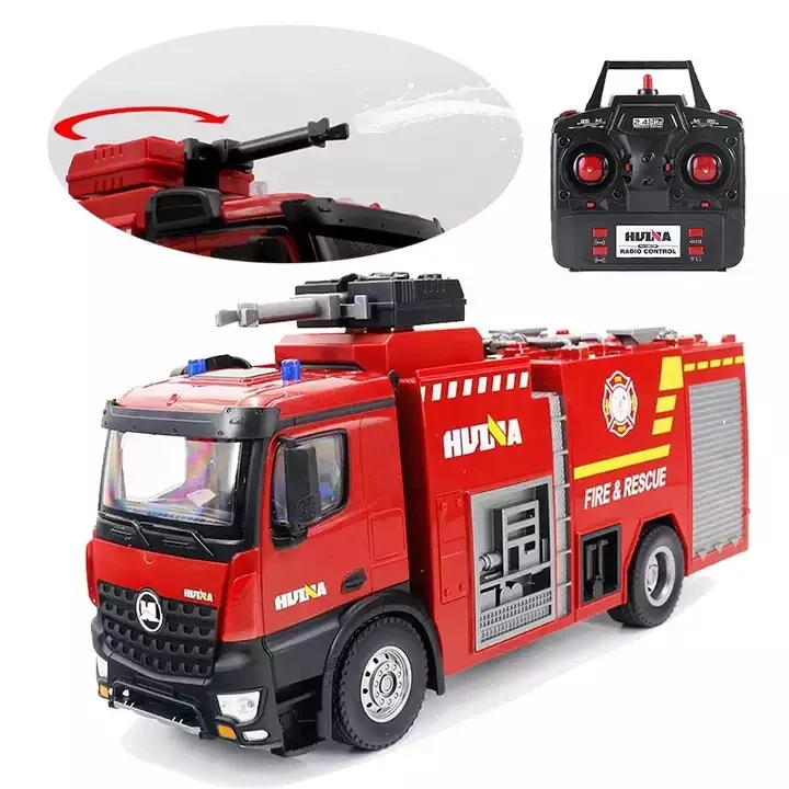 Huina 1562 1/14 22CH Fire Engineer RC Sprinkler Fire Truck Fighting Truck with Shooting Water Spray