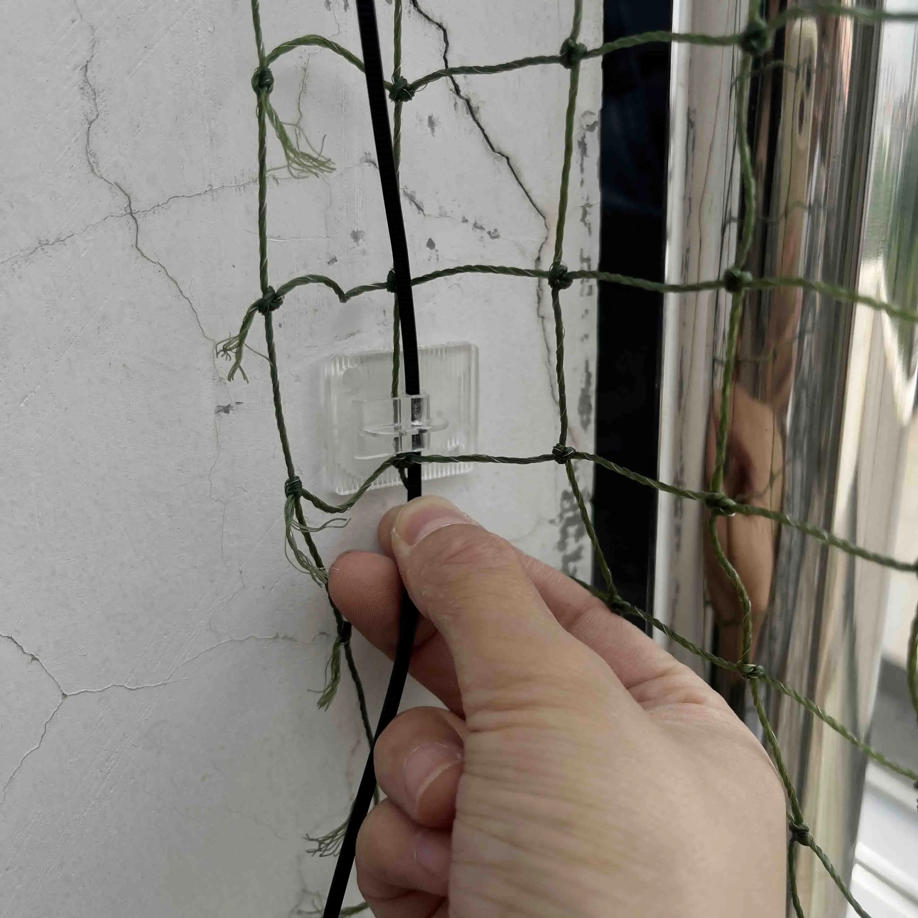 Hot selling cat net installation without punching and convenient plastic hook