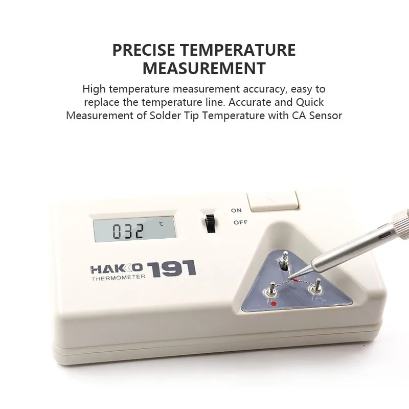 Soldering iron thermometer FG100 Temperature sensing wire sensor 191-212 Measuring the soldering iron tip temperature sensor