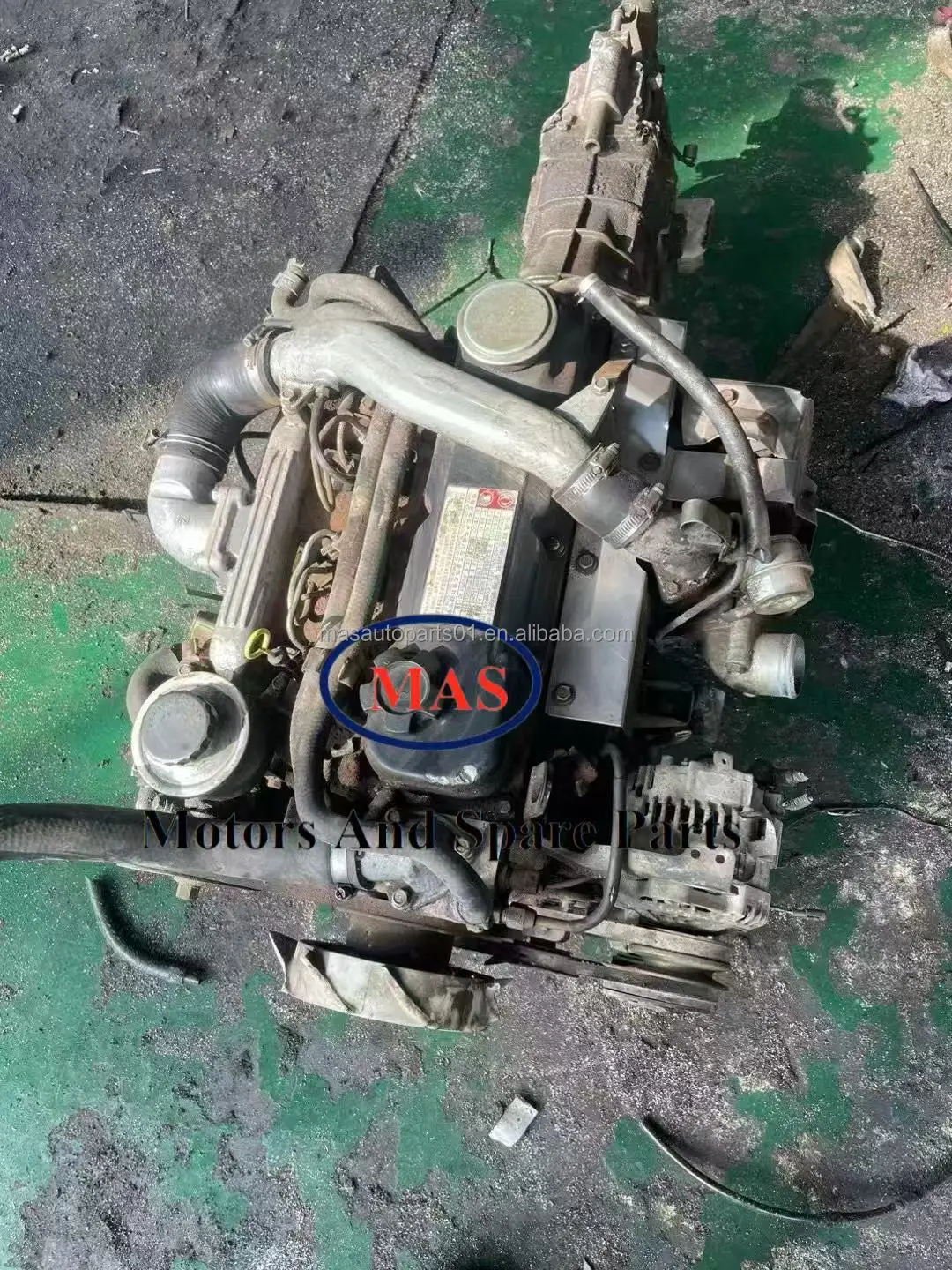 Complete Used QD32 engine with manual gearbox with turbo diesel engine for Nissan