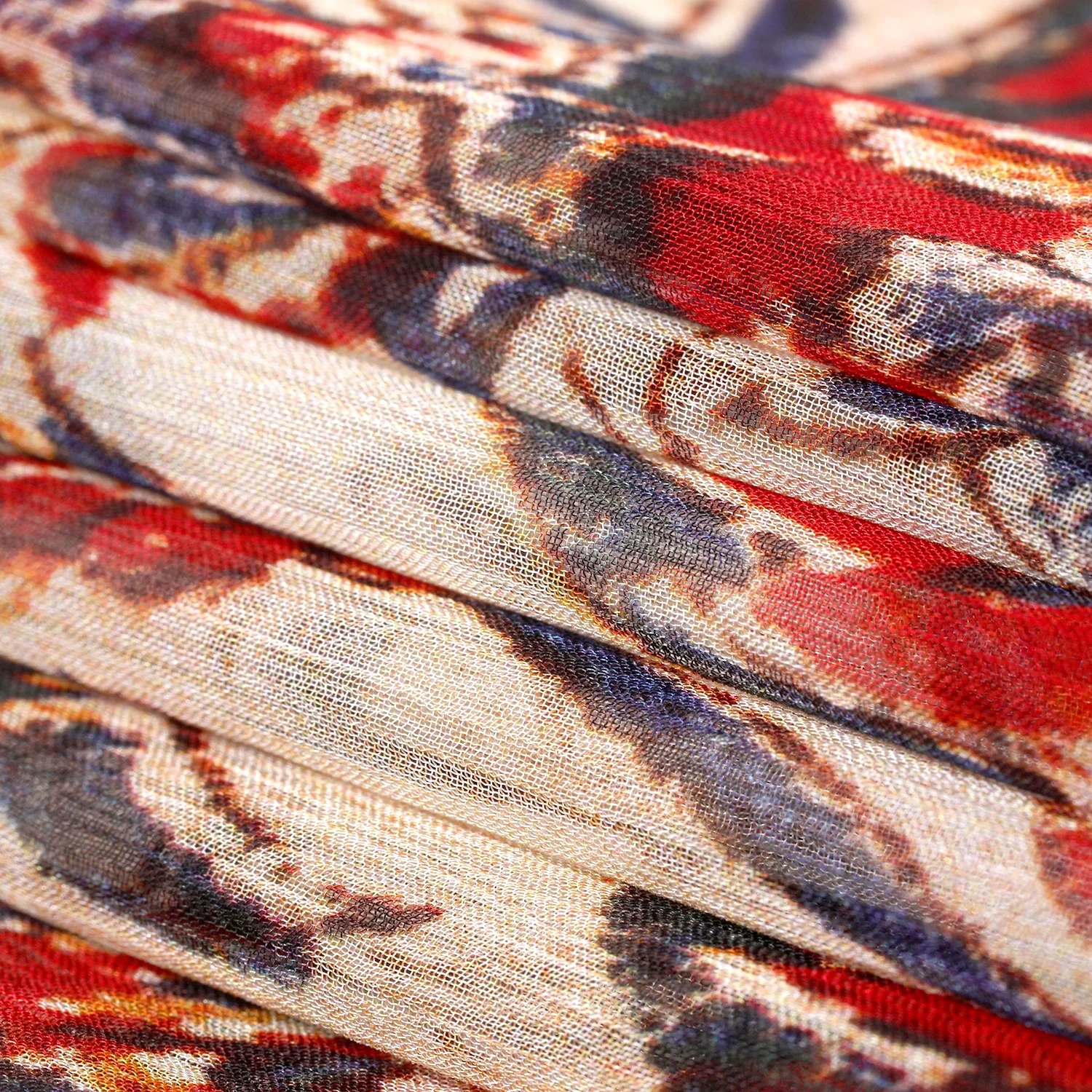 
Hot product 100% Silk Fabric cut piece woven fabric Crepe Ggt custom printed Crinkle fabric for cloth and scarf 