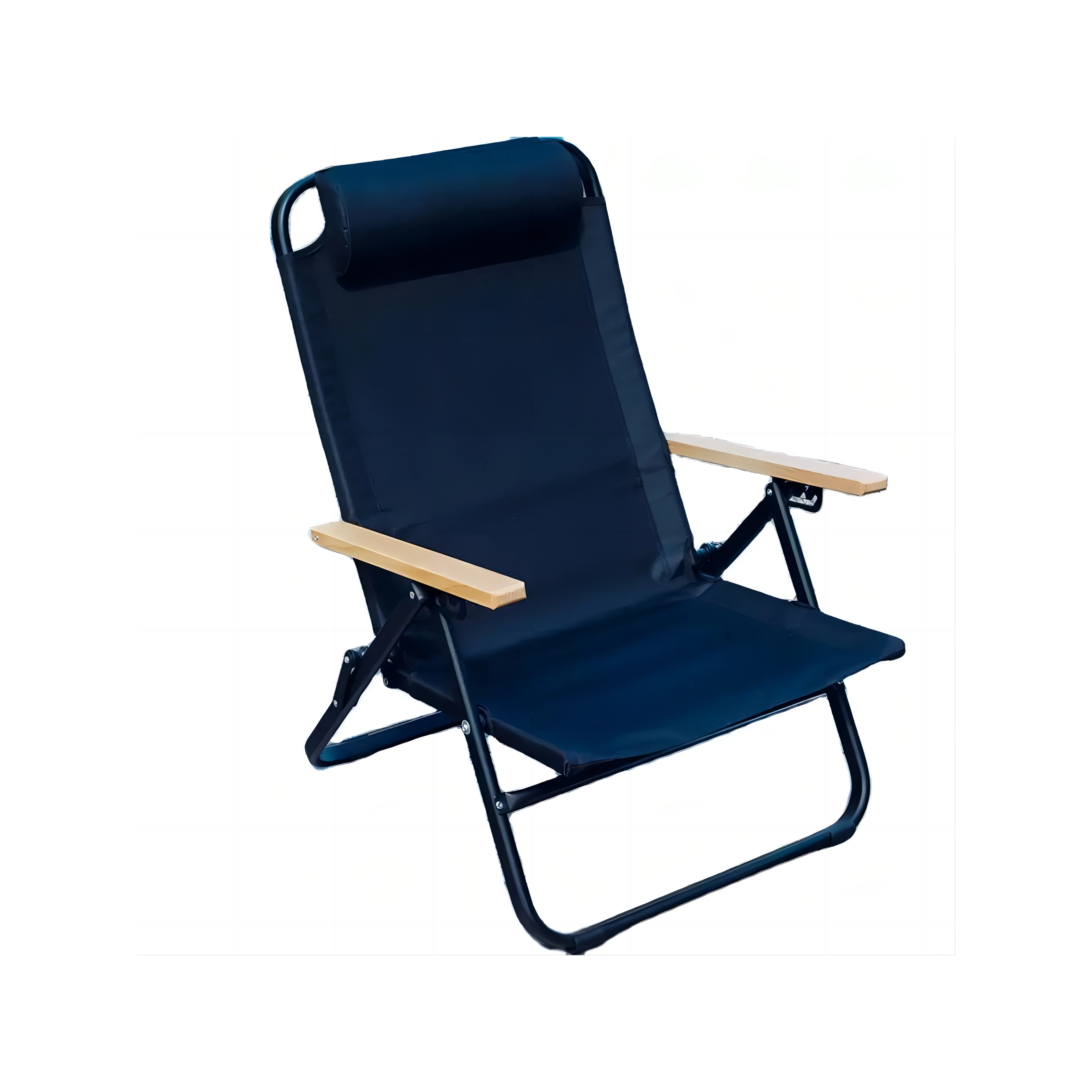 Портативный складной стул Moon Kermit для кемпинга, черное кресло с откидывающейся спинкой, регулируемая уличная мебель