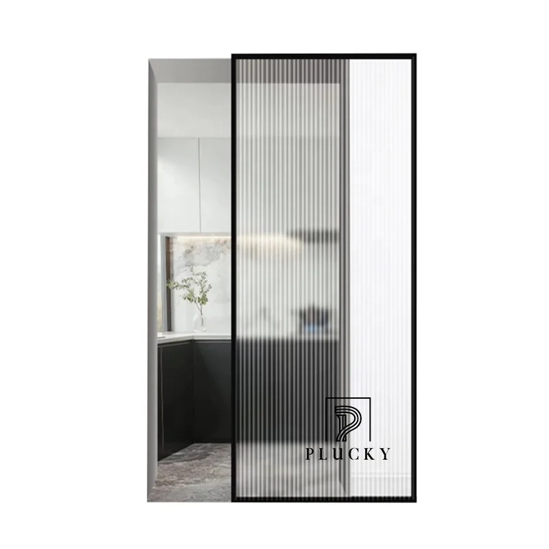 Wall mounted hidden track invisible sliding door