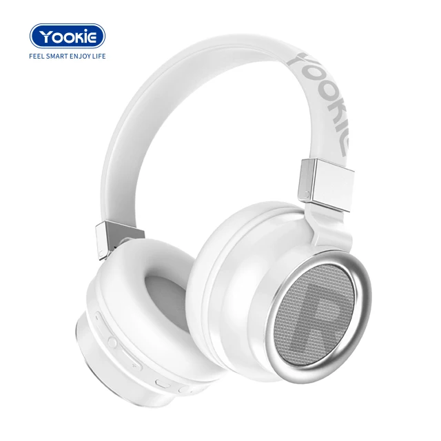 Yookie BT 5.0 Fashionable Big Overear Headphones Noise Cancelling Wireless Headphone for Ps5/running