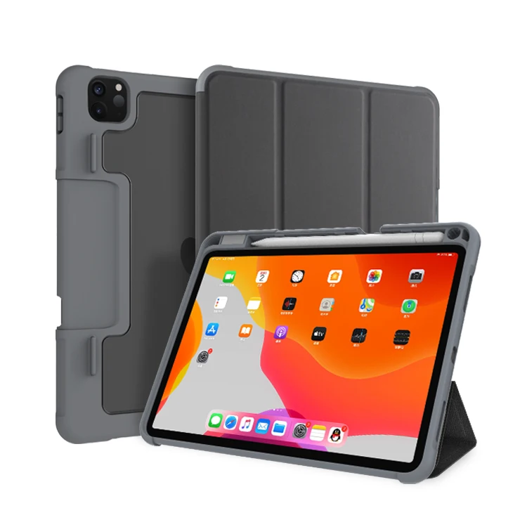 Новейший сверхпрочный чехол для iPad 10 2 дюйма Ультратонкий планшета из искусственной