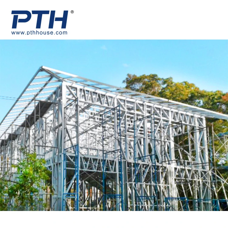 High Quality Steel Structure Roof Luxury Prefabricated Light Steel Villa Steel Prefab House Villa