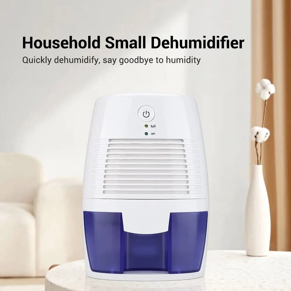 500ml Home Dehumidifier Mini Small Air Purifier Electric White Smart Dehumidifier