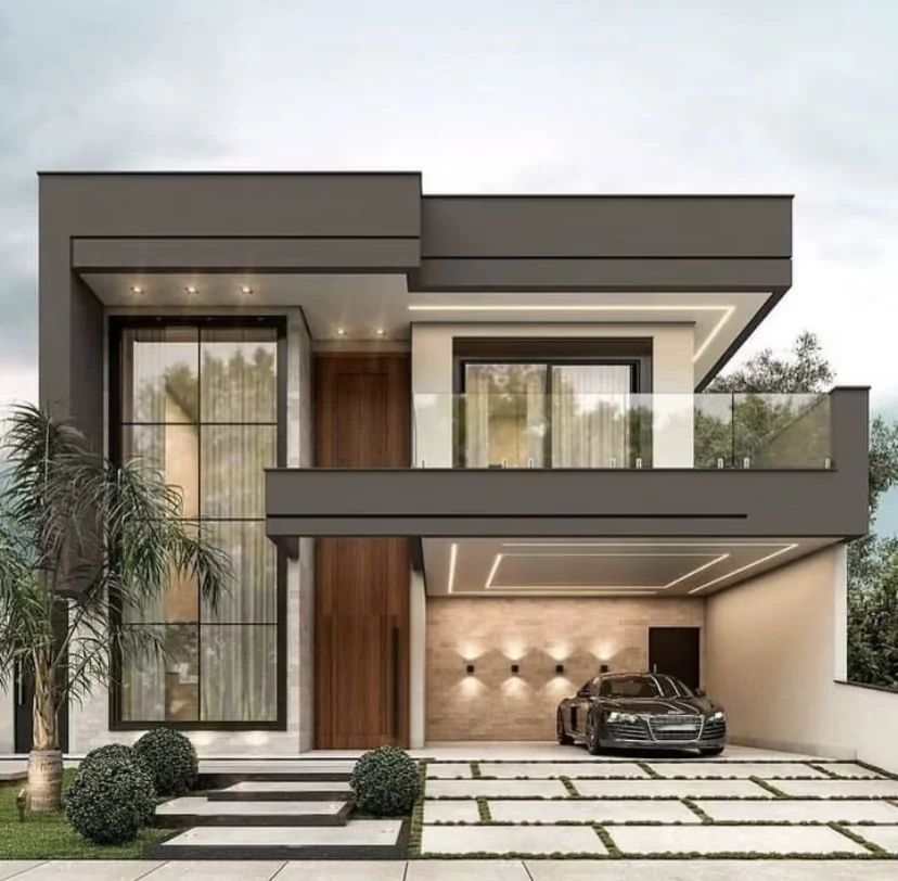 prefabricated house with 5 bedroom composite wall and light steel structure with total solution for projects