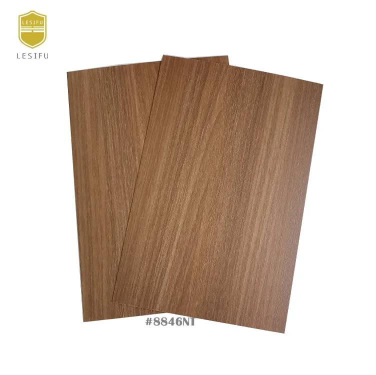 Lesifu Formica 8846 масляное дерево китайский производитель HPL formica листовой ламинат коммерческая ламинатная