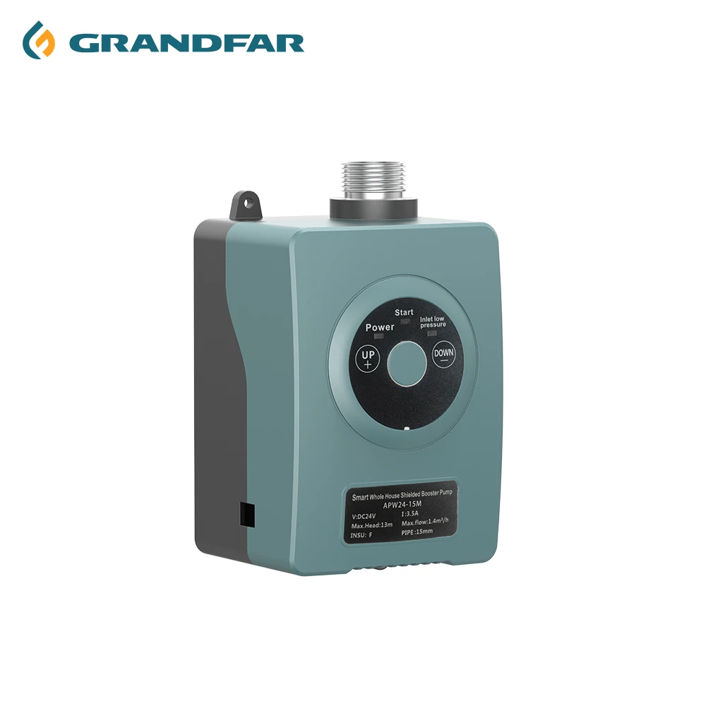 Grandfar High flow double control full household permanent magnetdc DC Electric hot water circulation pump booster pump