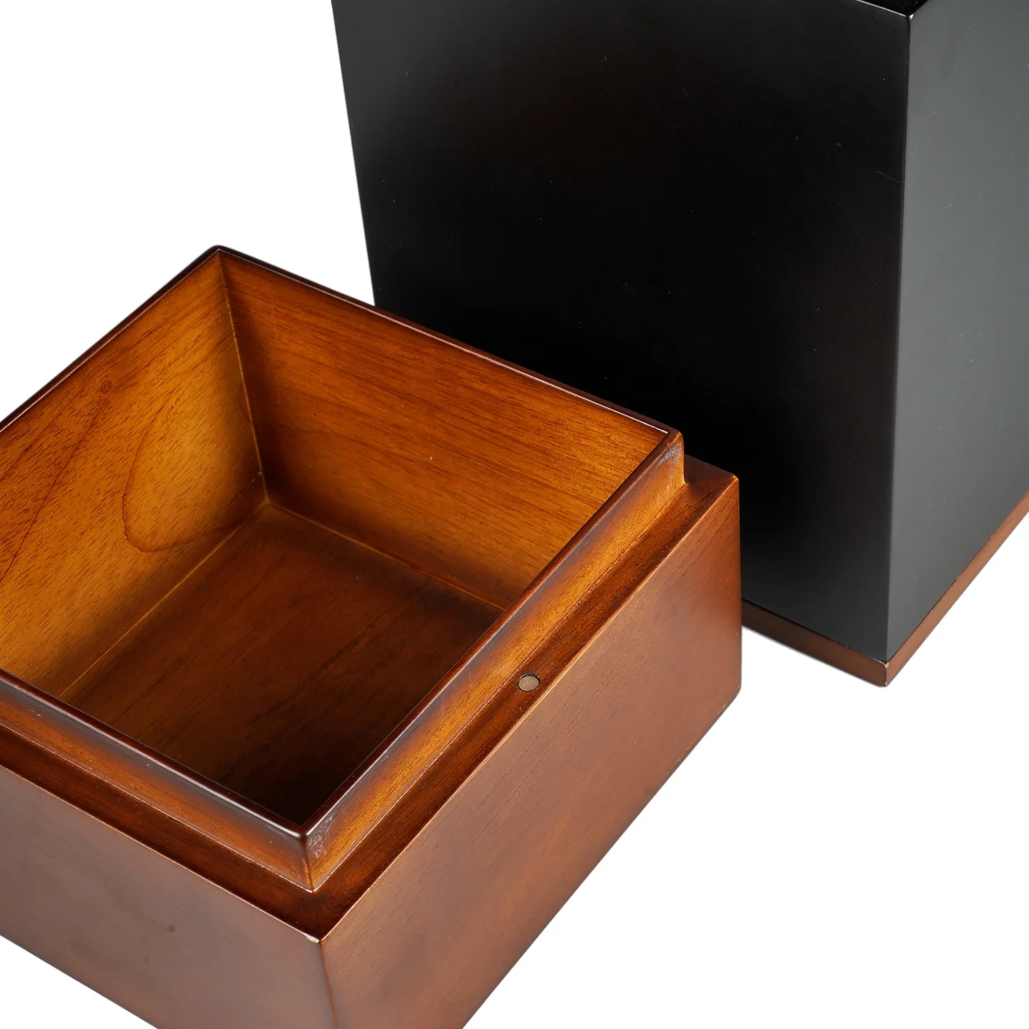 Ashes Packaging Box Custom Cremation Wooden Souvenir Urn Advanced Workmanship Rectangular Adult Carton Customized Logo Simple