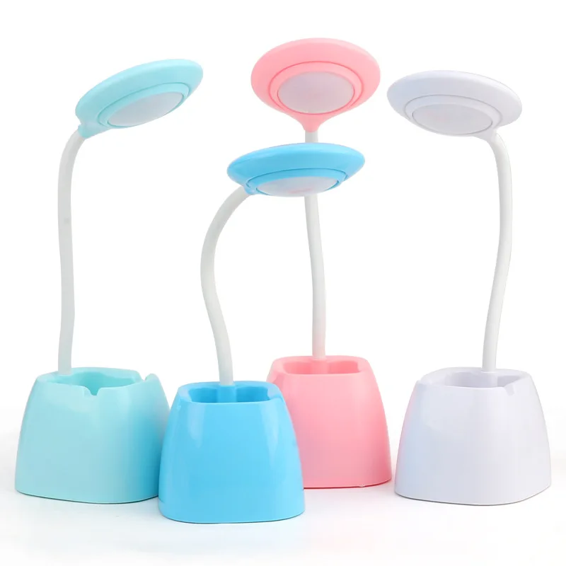 Student eye protection reading desktop multifunctional pen holder holder USB desk lamp