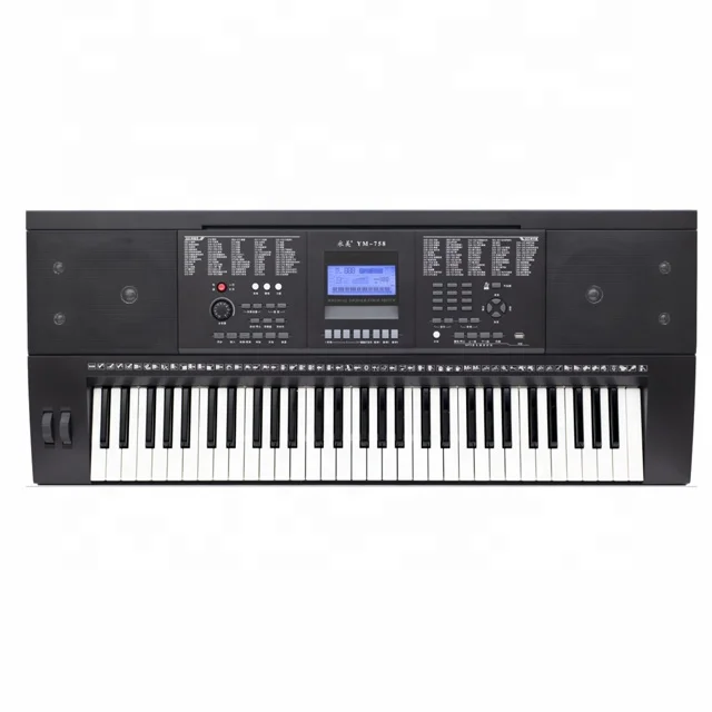 Professional Piano double pulley electronic piano keyboard 61 keys MIDI & USB function Piano electric organ musical instruments