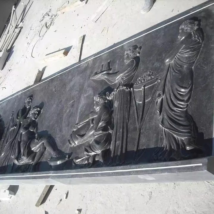 New Customization Customized classic design hand carved decorative natural stone wall relief