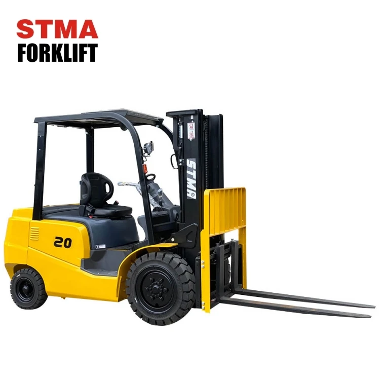 STMA 2024 High-Voltage Lithium Battery 2 Ton 2000 Kg Electric Forklift Electric Forklift with Fork Positioner