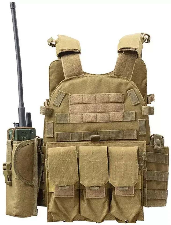 Wholesale Oxford Fabric Protective Vest Tactical Plate Carrier Safety Tactical Vest with Molle System