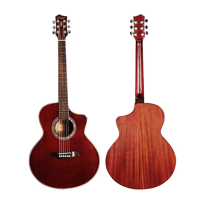 2020 cheap price made in china custom diy kit 4 string acoustic electric bass guitar